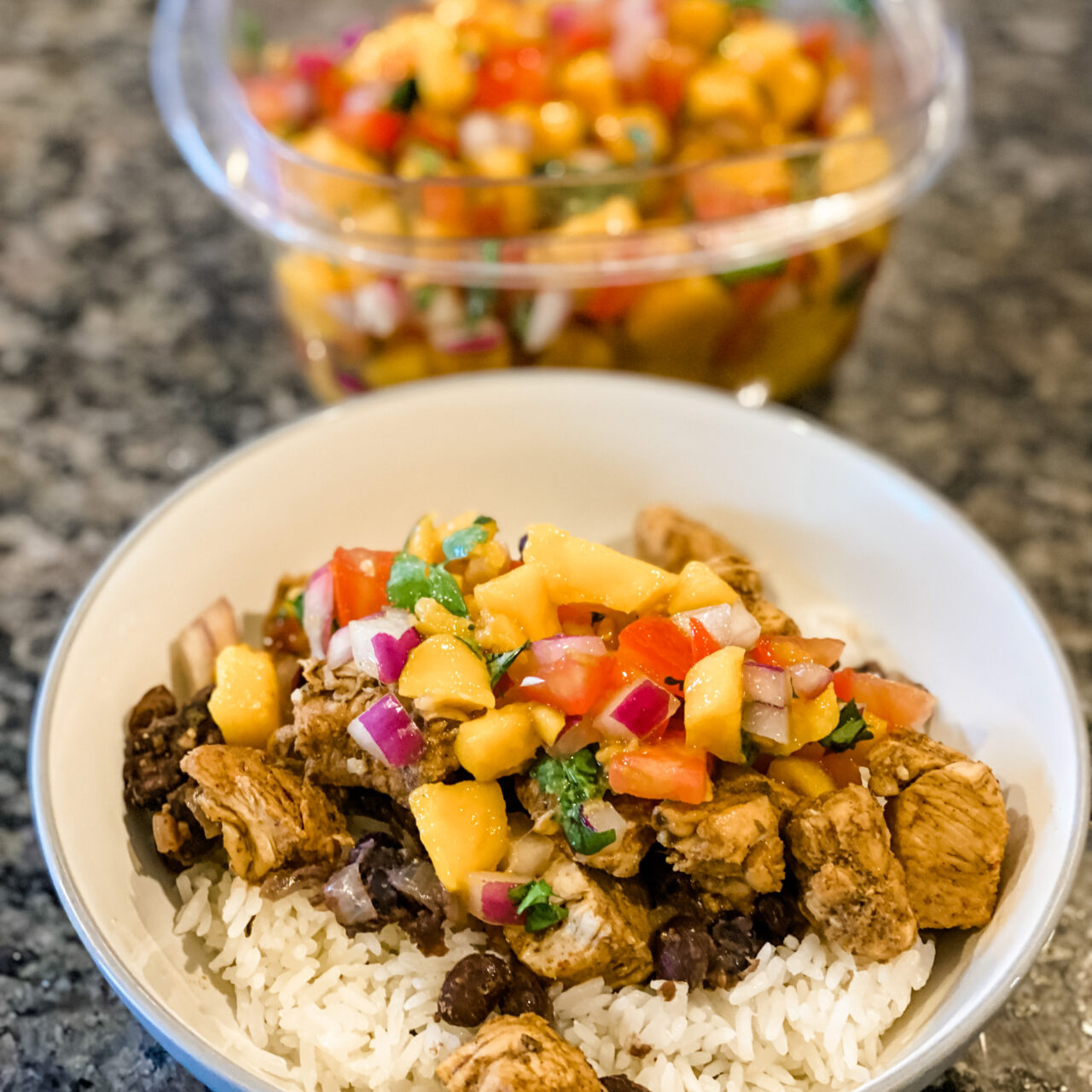 Cuban Chicken Black Bean Bowls